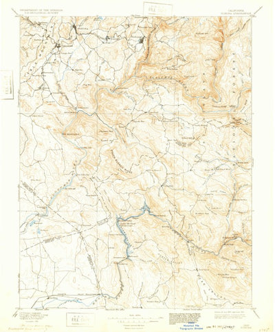 United States Geological Survey Sonora, CA (1898, 125000-Scale) digital map