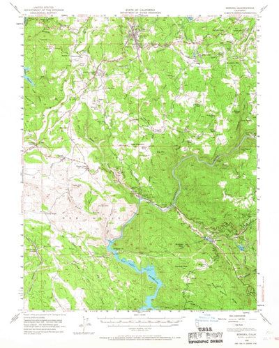 United States Geological Survey Sonora, CA (1948, 62500-Scale) digital map