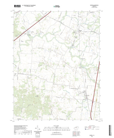 United States Geological Survey Sonora, KY (2022, 24000-Scale) digital map