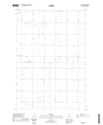 United States Geological Survey Sonora, ND (2020, 24000-Scale) digital map