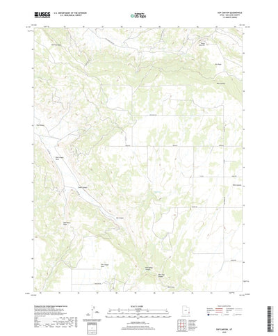 United States Geological Survey Sop Canyon, UT (2020, 24000-Scale) digital map