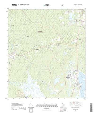 United States Geological Survey Sopchoppy, FL (2021, 24000-Scale) digital map