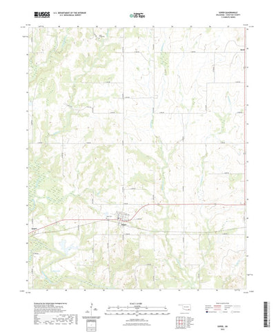 United States Geological Survey Soper, OK (2022, 24000-Scale) digital map
