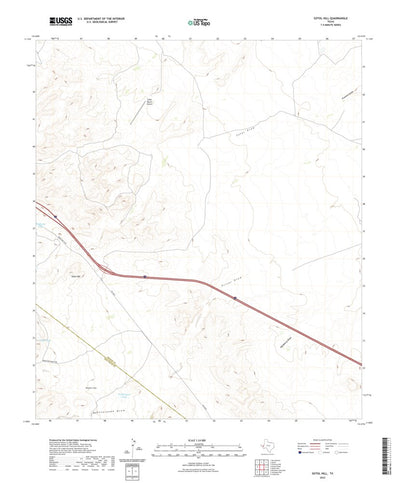 United States Geological Survey Sotol Hill, TX (2022, 24000-Scale) digital map