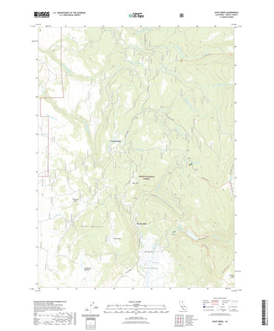 United States Geological Survey Soup Creek, CA (2022, 24000-Scale) digital map