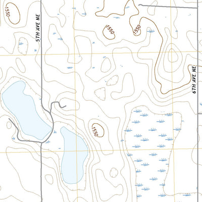 United States Geological Survey Souris SE, ND (2020, 24000-Scale) digital map