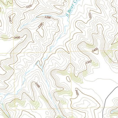 United States Geological Survey South Bear Creek, MT (2020, 24000-Scale) digital map