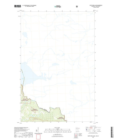 United States Geological Survey South Fowl Lake, MN (2022, 24000-Scale) digital map