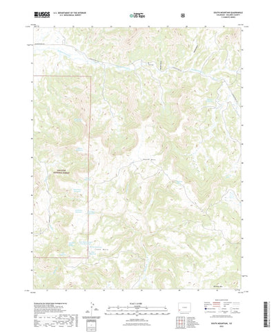 United States Geological Survey South Mountain, CO (2022, 24000-Scale) digital map