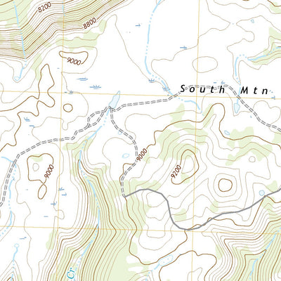 United States Geological Survey South Mountain, CO (2022, 24000-Scale) digital map