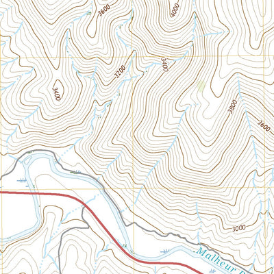 United States Geological Survey South Mountain, OR (2020, 24000-Scale) digital map
