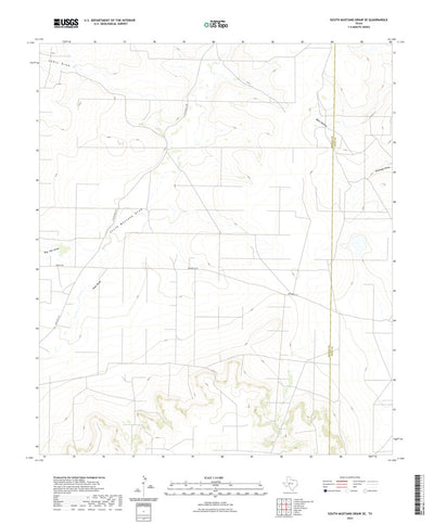 United States Geological Survey South Mustang Draw SE, TX (2022, 24000-Scale) digital map