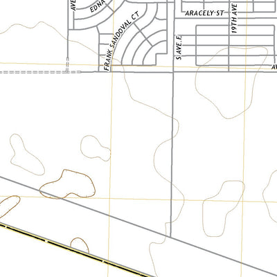 United States Geological Survey South of Somerton, AZ (2021, 24000-Scale) digital map