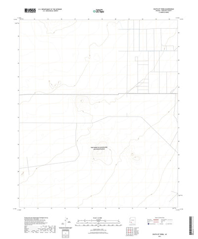 United States Geological Survey South of Theba, AZ (2021, 24000-Scale) digital map