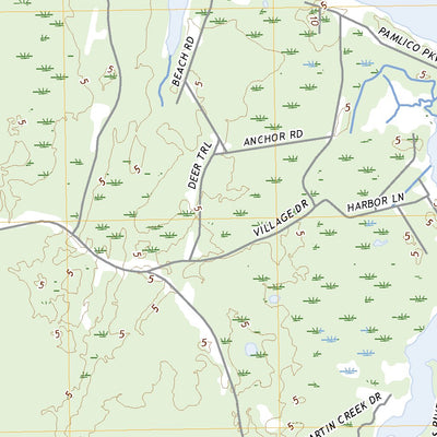 United States Geological Survey South River, NC (2022, 24000-Scale) digital map