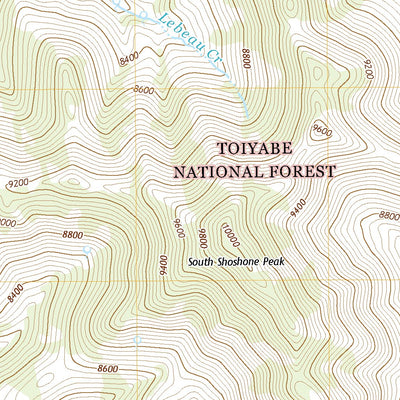 United States Geological Survey South Shoshone Peak, NV (2021, 24000-Scale) digital map