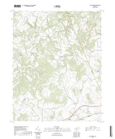United States Geological Survey South Union, KY (2022, 24000-Scale) digital map
