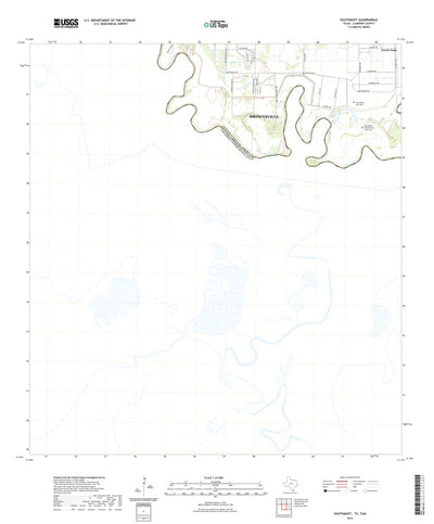 United States Geological Survey Southmost, TX (2022, 24000-Scale) digital map