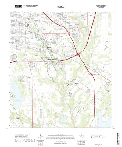 United States Geological Survey Southton, TX (2022, 24000-Scale) digital map