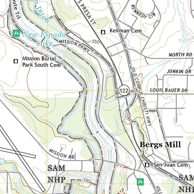 United States Geological Survey Southton, TX (2022, 24000-Scale) digital map