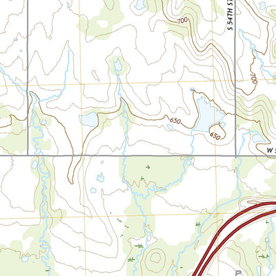 United States Geological Survey Southwest Muskogee, OK (2022, 24000-Scale) digital map