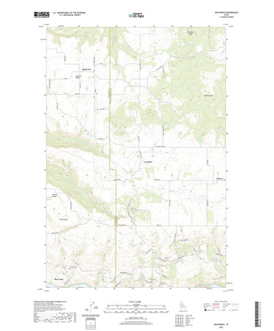 United States Geological Survey Southwick, ID (2020, 24000-Scale) digital map