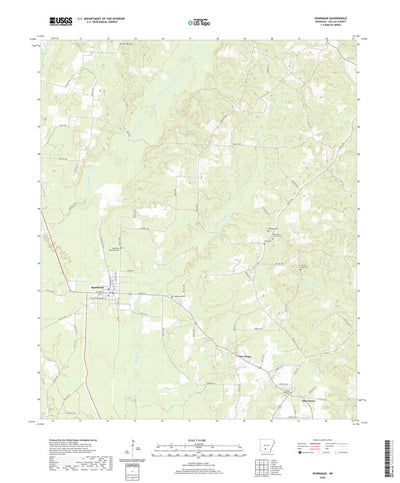 United States Geological Survey Sparkman, AR (2020, 24000-Scale) digital map