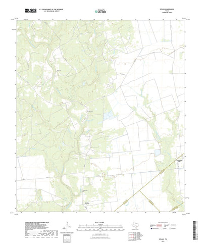 United States Geological Survey Speaks, TX (2022, 24000-Scale) digital map