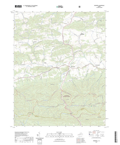 United States Geological Survey Speedwell, VA (2022, 24000-Scale) digital map