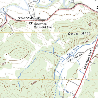 United States Geological Survey Speedwell, VA (2022, 24000-Scale) digital map