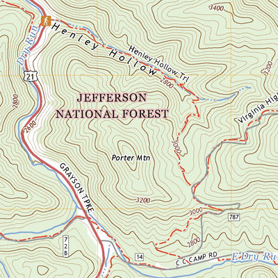 United States Geological Survey Speedwell, VA (2022, 24000-Scale) digital map