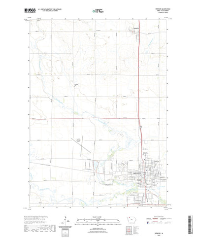 United States Geological Survey Spencer, IA (2022, 24000-Scale) digital map