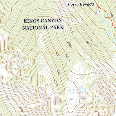 United States Geological Survey Sphinx Lakes, CA (2021, 24000-Scale) digital map