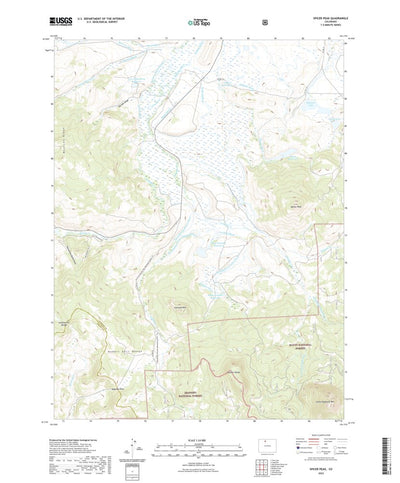United States Geological Survey Spicer Peak, CO (2022, 24000-Scale) digital map
