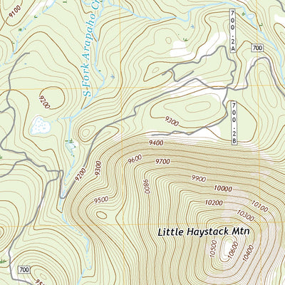 United States Geological Survey Spicer Peak, CO (2022, 24000-Scale) digital map