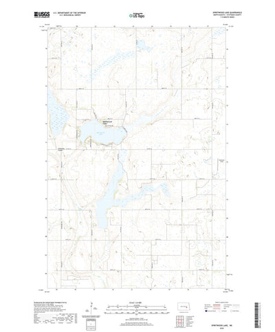 United States Geological Survey Spiritwood Lake, ND (2020, 24000-Scale) digital map