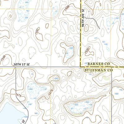 United States Geological Survey Spiritwood, ND (2020, 24000-Scale) digital map