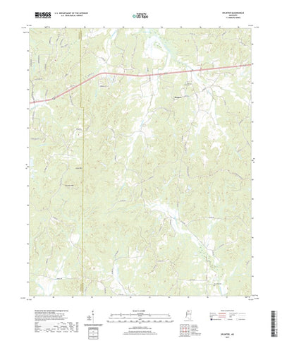 United States Geological Survey Splinter, MS (2021, 24000-Scale) digital map