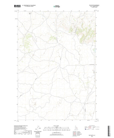 United States Geological Survey Split Butte, ID (2020, 24000-Scale) digital map