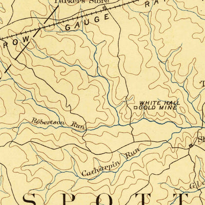United States Geological Survey Spotsylvania, VA (1887, 125000-Scale) digital map