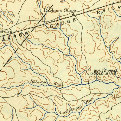 United States Geological Survey Spotsylvania, VA (1892, 125000-Scale) digital map