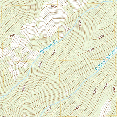 United States Geological Survey Spread Mountain, MT (2020, 24000-Scale) digital map