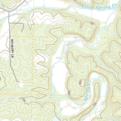 United States Geological Survey Spring Bluff, MO (2021, 24000-Scale) digital map