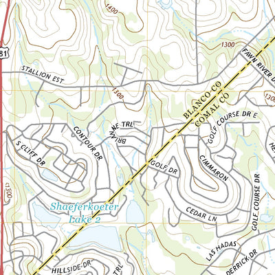 United States Geological Survey Spring Branch, TX (2022, 24000-Scale) digital map