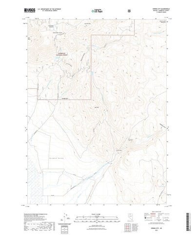 United States Geological Survey Spring City, NV (2021, 24000-Scale) digital map