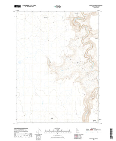 United States Geological Survey Spring Creek Basin, ID (2020, 24000-Scale) digital map