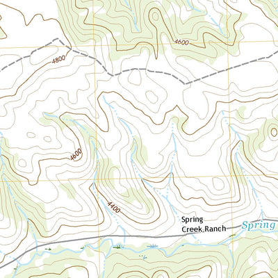 United States Geological Survey Spring Creek Ranch, MT (2020, 24000-Scale) digital map