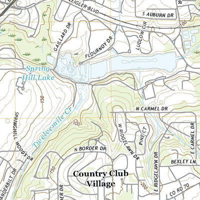 United States Geological Survey Spring Hill, AL (2020, 24000-Scale) digital map