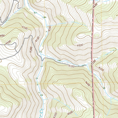 United States Geological Survey Spring Hill Creek, CO (2022, 24000-Scale) digital map