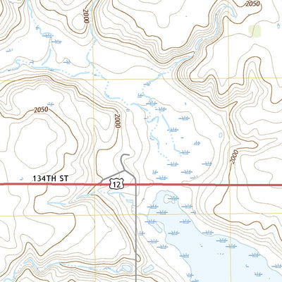 United States Geological Survey Spring Lake, SD (2021, 24000-Scale) digital map